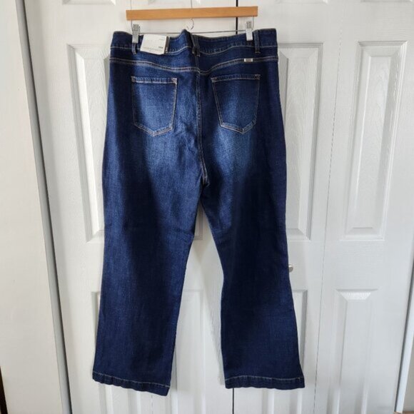 Kancan High Rise Dark Wash Blue Jeans - Picture 9 of 9